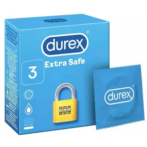 Prezervative Durex Extra Safe, mai groase și mai rezistente, 3 buc - 70523775