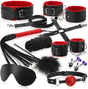 SET GADGETE  PENTRU BDSM, ACCESORII PENTRU RESTRICȚII, BICIUIRE EROTICA - 75349902