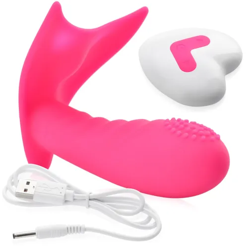 MASEUR MASTURBATOR PENTRU VAGIN ȘI CLITORIS VIBRATOR CU CONTROL PRIN TELECOMANDĂ - 78373073