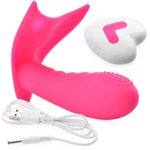 MASEUR MASTURBATOR PENTRU VAGIN ȘI CLITORIS VIBRATOR CU CONTROL PRIN TELECOMANDĂ - 78373073