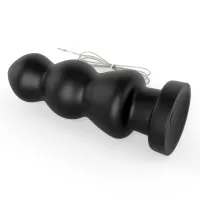 Mufă anală vibrantă mare cu telecomandă 7 cm diametru 10 funcții - 79399862 - 5
