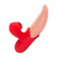 Vibrator tip limbă cu stimulator clitoridian cu unde de aer, 10 funcții - 77610834 - 3