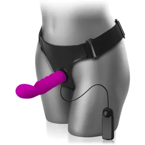 STRAP ON DIN SILICON CU VIBRAŢII - LBB 022041