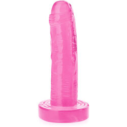 DILDO CU GEL PE UN PENIS DREPT CU VENTUZĂ PENTRU MÂNGÂIERE VAGINALĂ ȘI ANUS - 79864369