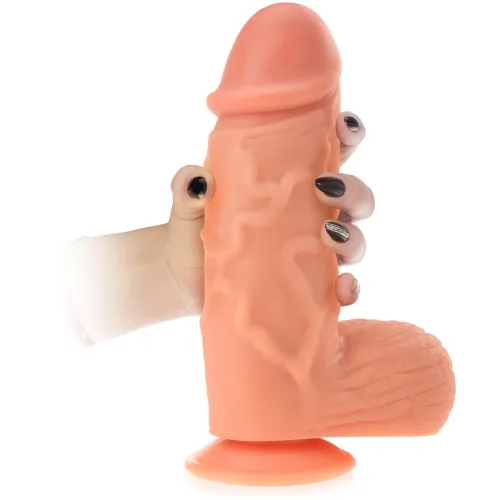 PENIS PUTERNIC VIBRATOR IMENS XXXL GROS VENOS DONG PE VENTUZĂ - 77919832