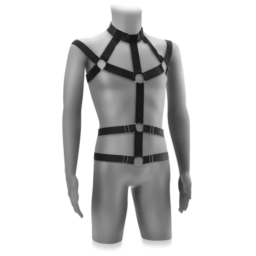 HARNAȘAMENT EROTIC PENTRU BĂRBAȚI CURELE HARNESS BDSM - 72142144