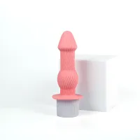 Dildo cu nervuri și funcție de umplere cu apă 16,3 cm - 79225994 - 2
