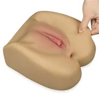 Vagină artificială realistă culoarea pielii și anus anatomic masturbator - 77561468 - 5