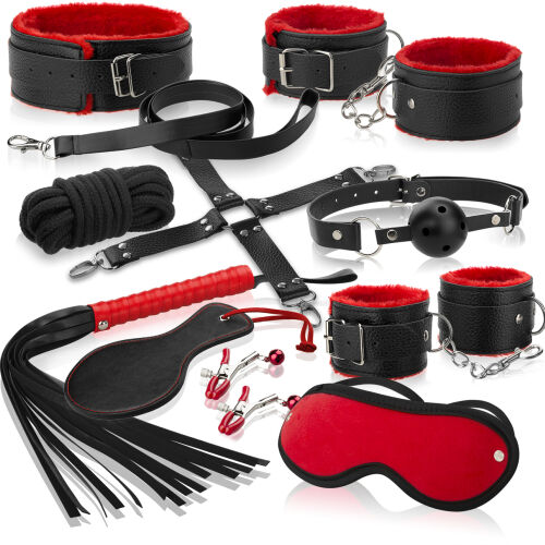 SET RĂPITOR DE ACCESORII  BDSM BONDAGE JUCĂRII PENTRU PEDEAPSĂ - 73009840