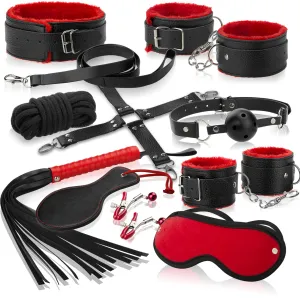 SET RĂPITOR DE ACCESORII  BDSM BONDAGE JUCĂRII PENTRU PEDEAPSĂ - 73009840