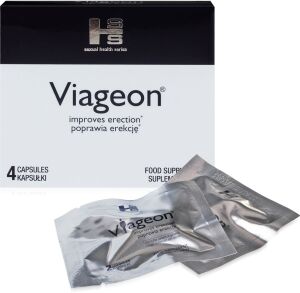 VIAGEON SUPLIMENT ALIMENTAR PENTRU ÎMBUNĂTĂȚIREA ERECȚIEI 4 CAPSULE - 79518075