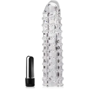 MANȘON CU VIBRATOR PENTRU PENIS PRELUNGEȘTE CU 5CM SSD 658596