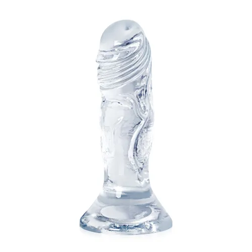 Dildo anal 12 cm transparent flexibil penis artificial - 73056153