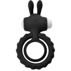 IEPURAȘ VIBRATOR - INEL ERECȚIE DE SILICON PENRU PENIS ȘI TESTICULE - 76816637