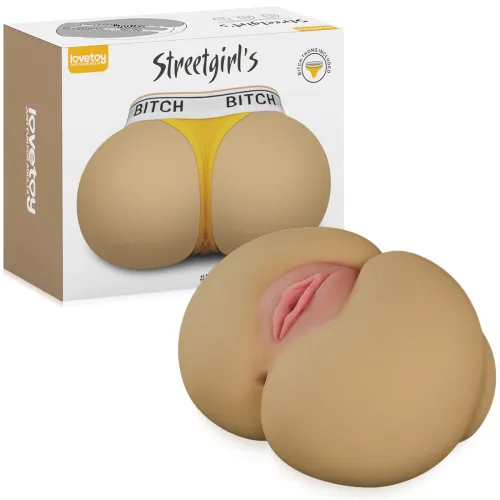 Vagină artificială și anus fese rotunde și ferme + tanga - 71645146