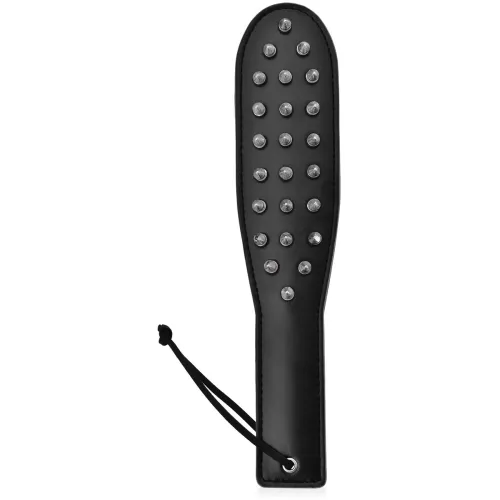 PALETĂ BDSM DIN PIELE CU PREZOANE ASCUTITE PENTRU UN SPANKING PUTERNIC - 74152594