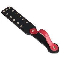 Rebellion paddling din piele dublă BDSM cu ținte decorative 38 cm - 75976761 - 7