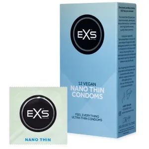 Prezervative ultra-țigle 0,05 mm EXS NANO THIN, 12 buc. - 76503787