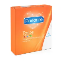 Prezervative cu arome Pasante Taste 3 buc - 72385775 - 2
