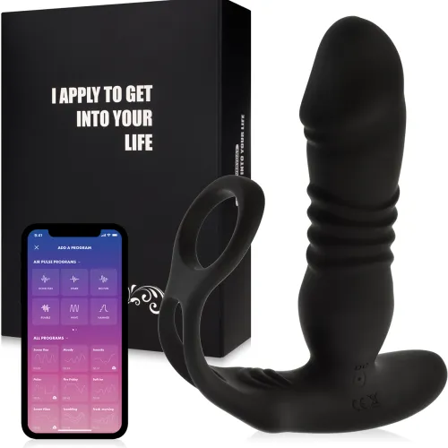 Masażer de prostată cu inel, 10 programe + aplicație - 79568159