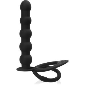 DILDO PLUG ANAL CU INELE PENTRU PENETRARE DOUBLĂ - 76789321