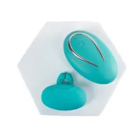 Oul vibrator multifuncțional cu clemă stimulatoare, 10 moduri - 78745469 - 2