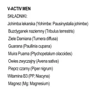 Supliment alimentar pentru potență V-Activ for Men - 20 capsule - 3