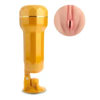 Vagină artificială realistă Kelsi cu ventuză reglabilă și vibrații - 72941667 - 4