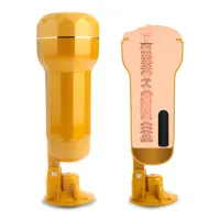 Vagină artificială realistă Kelsi cu ventuză reglabilă și vibrații - 72941667 - 5