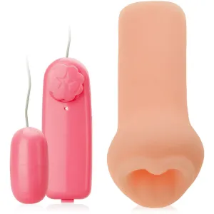 GURĂ DESCHISĂ PENTRU SEX ORAL MASTURBATOR VIBRATOR DIN CYBERSKIN - 73069974