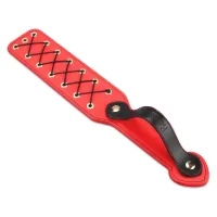 Rebellion masivă paletă roșie BDSM cu șireturi 38 cm - 72142572 - 4