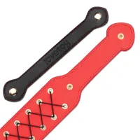 Rebellion masivă paletă roșie BDSM cu șireturi 38 cm - 72142572 - 2