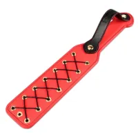 Rebellion masivă paletă roșie BDSM cu șireturi 38 cm - 72142572 - 7