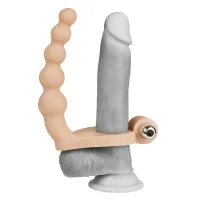 Inel vibrator pentru erecție pe penis cu masajer - 79544000 - 2