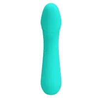 Vibrator verde moale din silicon pentru punctul G cu 12 funcții - 73186190 - 5