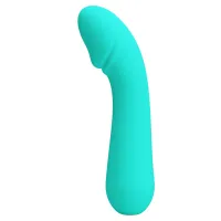 Vibrator verde moale din silicon pentru punctul G cu 12 funcții - 73186190 - 3
