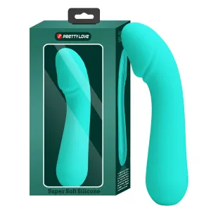 Vibrator verde moale din silicon pentru punctul G cu 12 funcții - 73186190