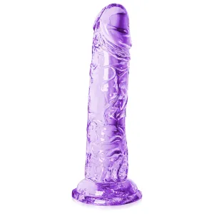 Dildo anatomic flexibil violet 18 cm - 78928133