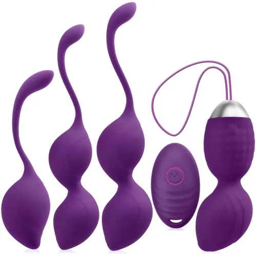 SET MARE BILE GHEIȘĂ EROTICE VIBRATOARE + MASAJ EROTIC - 10 FUNCȚII DE VIBRAȚIE ȘI PULSARE - 79057635