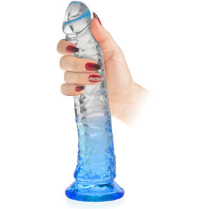 DILDO GEL PENIS ELASTIC CU VENTUZĂ 20 cm - 74489284