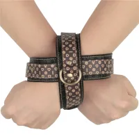 Rebellion cătușe elegante din piele cu lanț 34,5 cm - 77325774 - 2