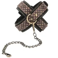 Rebellion cătușe elegante din piele cu lanț 34,5 cm - 77325774 - 3