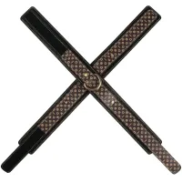 Rebellion cătușe elegante din piele cu lanț 34,5 cm - 77325774 - 4