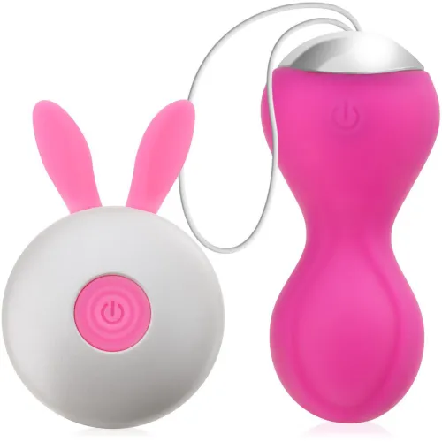 BILE DE GHEIŞĂ VIBRATOARE OU VAGINAL STIMULATOR - 12 FUNCŢII + TELECOMANDĂ - 71289816