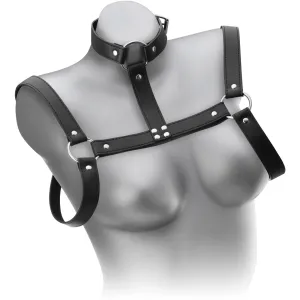 HAM PIEPT UNISEX DIN PIELE BDSM CU CURELE REGLABILE - 70504350