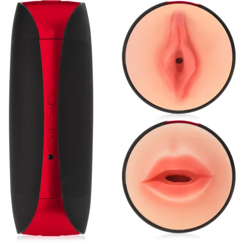 MASTURBATOR VIBRATOR - 36 FUNCȚII - 2IN1 VAGIN REALIST ŞI GURĂ PENTRU A SUGE - 72825342