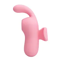 Stimulator clitoridian cu unde de presiune și stimulator flexibil, roz - 77562419 - 8