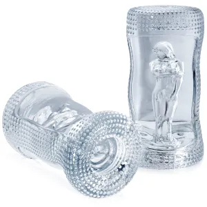 Masturbator siluetă feminină vagin artificial strâns transparent - 70859875