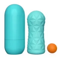 Masturbator masculin verde super stimulare vagin artificial - 76872632 - 3