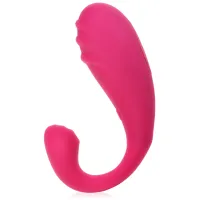Ou vibrator cu striații pentru stimulare clitoridiană și vaginală, control prin aplicație - 75419211 - 2